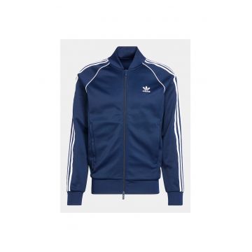 Bluza cu fermoar si logo -