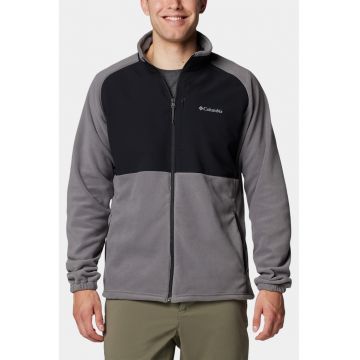 Bluza de trening cu detalii din fleece si fermoar - pentru fermoar Sage Peak - Negru/Gri inchis