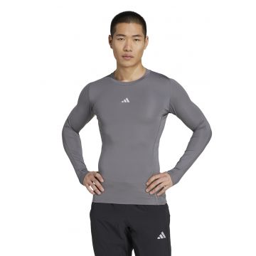 Bluza slim fit pentru fotbal - Gri inchis