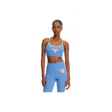 Bustiera sport dama -  JCSNS125404 178 - bumbac/elastan - albastru