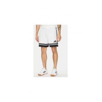 Pantaloni scurti in doua tonuri -