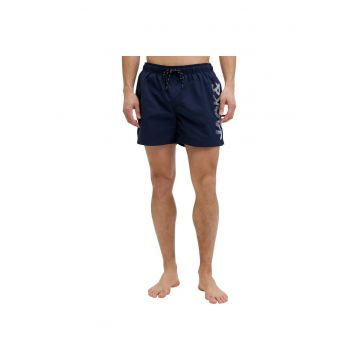 Short JACK &JONES Maui Swim Slice Logo AKM SN 47847 - Albastru inchis