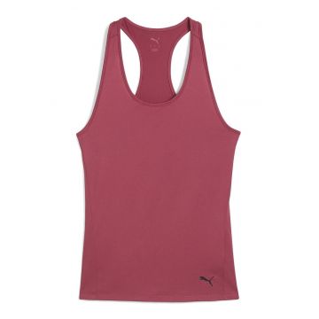 Top racerback pentru antrenament Train All Day - Rosu stins