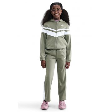 Trening cu detalii contrastante - Alb/Kaki