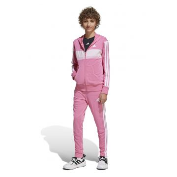 Trening cu logo - Roz pastel/Alb optic