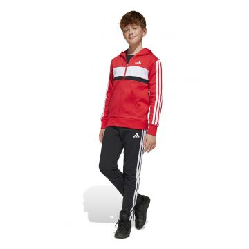 Trening din amestec de bumbac cu model logo - Rosu/Alb/Negru