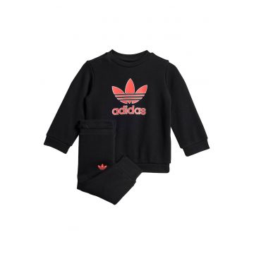 Trening din bumbac cu logo supradimensionat -