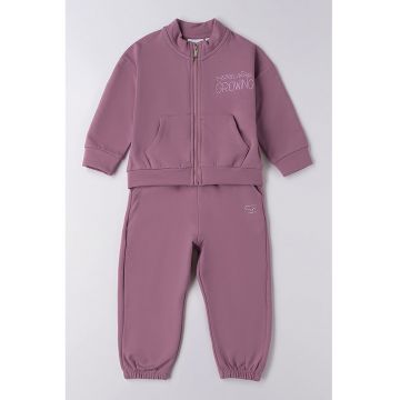 Trening uni cu fermoar - Violet prafuit