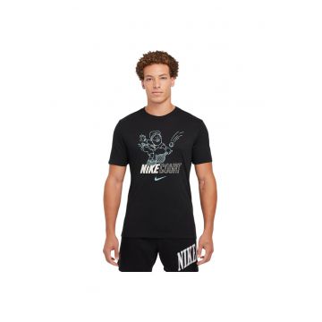 Tricou  Court DF 38683 - Negru
