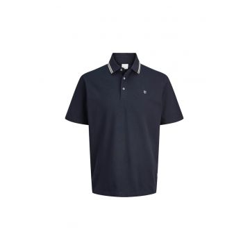 Tricou JACK &JONES Alex Polo SS25 Albastru inchis - Albastru inchis