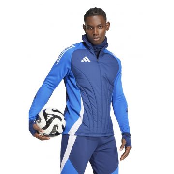 Bluza de trening pentru fotbal Tiro24C Competition - Albastru prafuit/Albastru royal/Alb optic