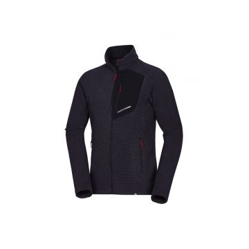Bluza fleece melange barbati Trugberg - Negru