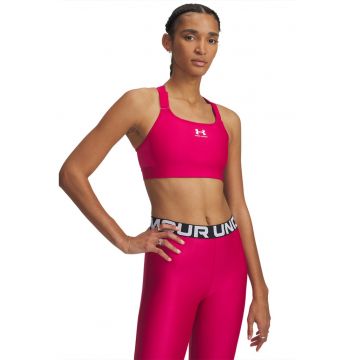 Bustiera de compresie pentru fitness HeatGear® - Coral