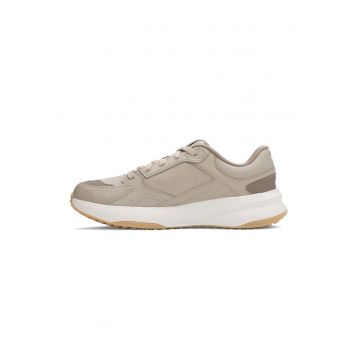 Edge - Pantofi cu insertii de piele pentru antrenament Edge - Maro taupe