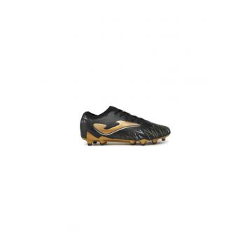 Ghete de fotbal  STRIS2501FG - Piele ecologica - Negru