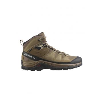 Ghete mid-cut pentru drumetii Quest Rove Gore-Tex - Negru/Kaki