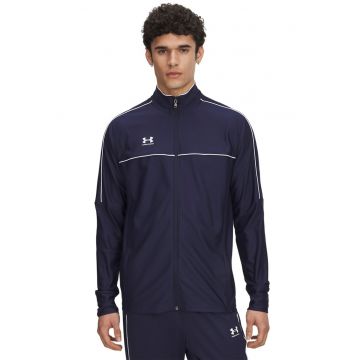 Jacheta cu fermoar pentru fotbal Challenger - Bleumarin