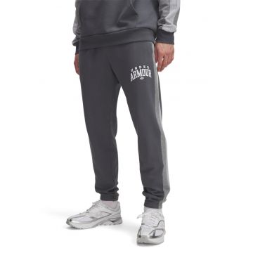 Pantaloni din material fleece pentru fitness Rival - Gri cenusiu/Gri inchis