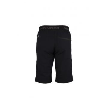 Pantaloni scurti cu talie elastica pentru barbati Roberto - Negru