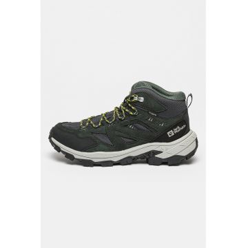 Pantofi cu garnituri de piele intoarsa pentru trekking Vojo Tour Texapore - Gri inchis