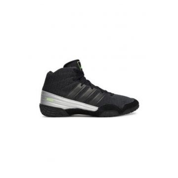 Pantofi inalti din material textil si sireturi pentru box
