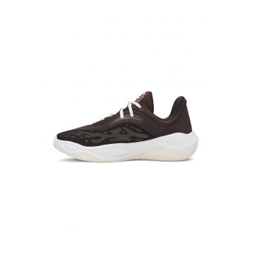 Pantofi pentru baschet Curry Splash 25 - Alb/Maro inchis