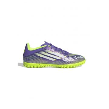 Pantofi pentru fotbal F50 Club Turf - Violet/Verde electric