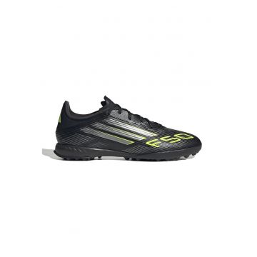 Pantofi pentru fotbal F50 League Turf - Negru/Verde pal