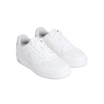 Pantofi sport -  Jeans - casual - piele naturala - alb - Alb