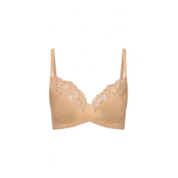 Sutien Allie dama -  Bumbac/Dantela - Bej