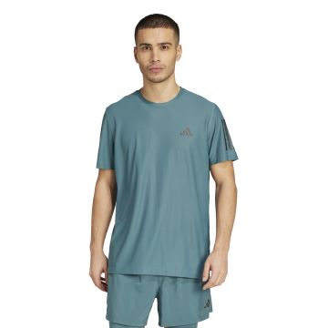 Tricou cu decolteu rotund pentru alergare - Verde persan