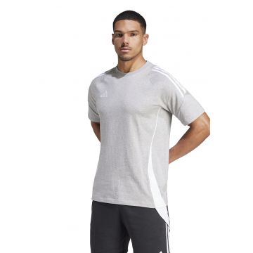 Tricou din bumbac pentru fotbal Tiro24 - Alb/Gri deschis