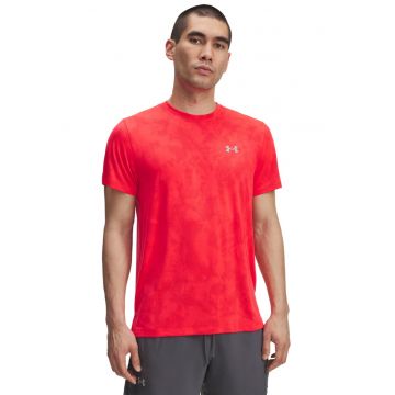 Tricou pentru alergare Launch Camo - Coral