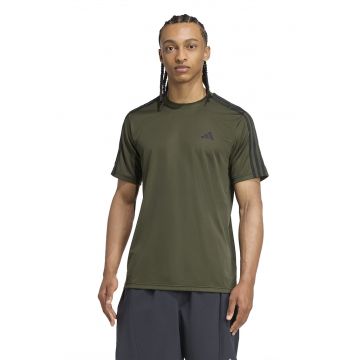 Tricou regular fit cu logo pentru fitness - Verde
