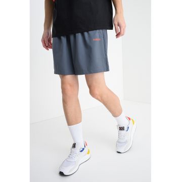 Bermude cu logo - pentru fitness - Gri carbune