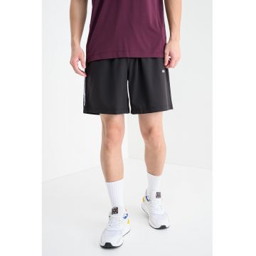 Bermude cu logo - pentru fitness - Negru