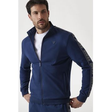 Bluza cu fermoar - pentru antrenament - Albastru inchis