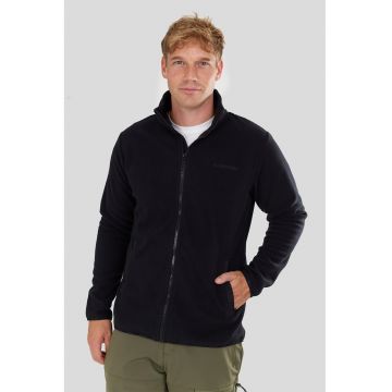Bluza cu fermoar pentru trekking Nestor II - Negru