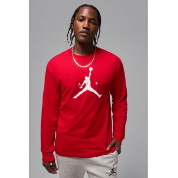 Bluza de trening cu decolteu la baza gatului - pentru baschet Jumpman - Rosu