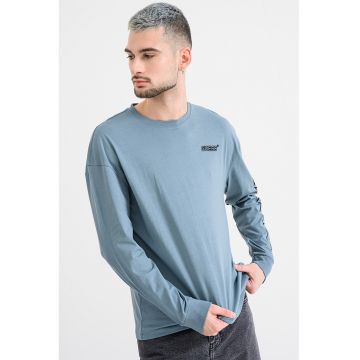 Bluza lejera de bumbac - Gri cenusiu