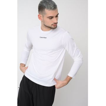 Bluza respirabila cu uscare rapida pentru fitness - Alb