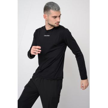 Bluza respirabila cu uscare rapida pentru fitness - Negru