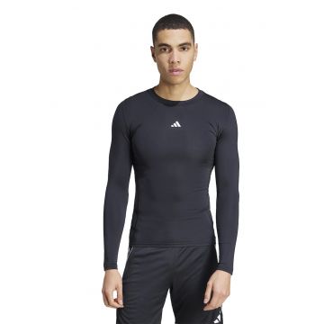 Bluza slim fit pentru fotbal - Negru