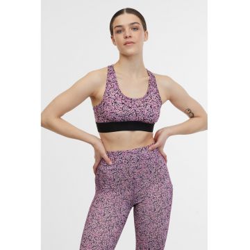 Bustiera cu vatelina - Piersica/Lila