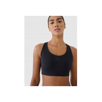 Bustiera sport -  suport mediu - elastan/sintetic - negru