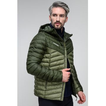 Geaca cu gluga - pentru drumetii Albula - Kaki inchis