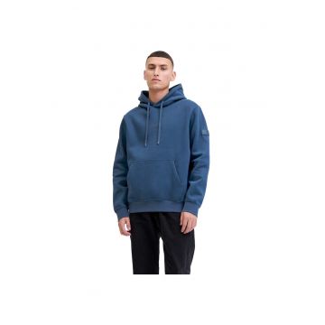 Hanorac JACK &JONES Point Badge Hood Bf 52858 - Albastru