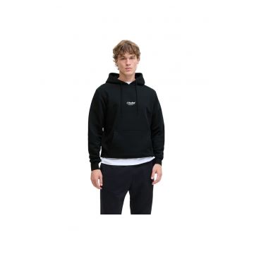 Hanorac JACK &JONES Soho Sweat Hood 48644 - Negru