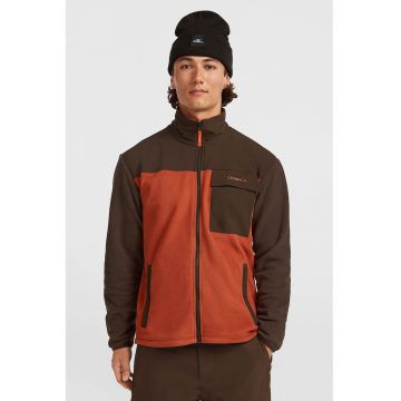 Jacheta din fleece - pentru schi Polartec Hyper - Maro/Portocaliu stins
