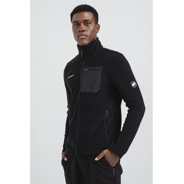 Jacheta din material fleece - pentru drumetii Innominata - Negru